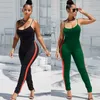 Dames Jumpsuits Rompertjes Bodycon Broeken Lange jumpsuit Dames Macacao Party jumpsuit Mouwloze Top Retro Strapless Set