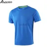 Herr t-shirts arsuxeo sommar springande sport t shirt män gym shirt korta ärmar snabb torr tröja fitness crossfit mäns tennis träning skjorta j230531