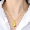 Vietnam Sand Gold Necklace Women's New Style Temperament Simulation Rich and Valuable Flower Pendant with a High Grade Sense that Will Not Fade for a Long Time as a Gift