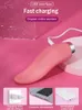 Massager Soft Silicone Tongue Licking Vibrator for Women Masturbators g Spot Clitoral Stimulator Mini Clit