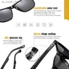 Sunglasses 2022 Polarized Men's Sunglasses Aluminum Anti-Glare Coating Lens Driving Square Brand Sun glasses Male UV400 sonnenbrille herren L230523