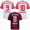 2023 2024 RBL Leipziges WERNER Soccer Jerseys NKUNKU RAUM SIMAKAN POULSEN SZOBOSZLAI FORSBERG SABITZER OLMO HAIDARA LAIMER SCHLAGER football men and kids shirt