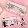 Bags Sakura Cat Switch Bag Protective Shell Carrying Holder Waterproof PU Cover Case pink NS For Nintendo Switch Accessories Set