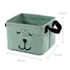 Paniers De Rangement Maison Pliant Dessin Animé Bureau Articles Divers Livres Mtifunctional Grande Capacité Coton Panier De Linge Dh1041 Drop Delivery Ga Dh8Ir