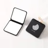 Mirrors HE30 Square Makeup Mirror Portable Doublesided Cosmetic Mirror Folding Pocket Compact Mirror Travel Accessories Christmas