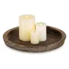 Candle Holders Rustic Wooden Tray Holder Multi-purpose Lightweight Wear-resistant For Farmhouse Kitchen