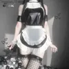 Sexy Set OJBK Damen Bunny Girl Sexy Cosplay kommt aus Kunstleder, Dienstmädchen-Outfit für Damen, hochwertige Rollenspiel-Sets, erotisches Kleid T230531