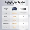 Релаксация JXP 3D Eye Massager с тепловой вибрацией для спящей маски стаканы Smart подушка безопасности Hot Compress Electric Eyes Massage Match