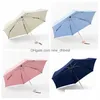 Parapluies Voyage Portable Parapluie Quintuple Mini Poche Femmes Uv Pluvieux Ensoleillé Hommes Imperméable Pare-Soleil Drop Delivery Home Garden H Dhgsw