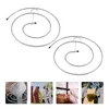 Hangers 2 Pcs Coat Hanger Laundry Drying Collapsible Clothes Rack Folding Wall Mounted Hook