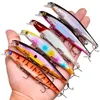 Köder Lockt 1PCS Laser Wobbler Angeln Minnow Harte Künstliche Köder 11CM 12G Crankbait Karpfen Gestreiften Bass pesca Für Tackle Lure 230530