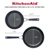 KitchenAid Hard Anodized Nonstick Frying Pan Set, 2-Piece, Onyx Black
