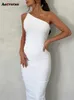Diagonal Collar Dress for Women 2023 New Fashion Elegant Slim Spaghetti Strap Black Dress Chic Sleeveless Summer Dress