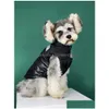 Köpek Giyim Kış köpek yüz tasarımcı kıyafetleri% 90 küçük orta köpekler için ördek aşağı yelekleri kalın sıcak evcil hayvan ceket yumuşak rüzgar geçirmez pu dhggy