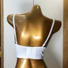 Camis Cupnaya Colorful Sparkle Crystal Women Stretch Crop Top Sexy Ladies Spaghatti Strap Club Bustier Underwear Tube Camisole White