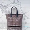 2023-Große Einkaufstasche Gesteppte Handtasche Shop Taschen Frauen Schaffell Schultertasche Geldbörse Mode Brief Einkaufstaschen