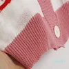 2023-Women's T Shirts Women Summer T-Shirt Causal Cotton Short Sleeve Lady Shirt Striped Female Trendy Fashion Crop Top Tee Korean Knitwear