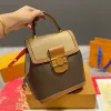 Дизайнерские рюкзак сумки rreplica коричневые цветочные рюкзаки роскошные кожаные плеч