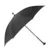 Paraplyer paraply kryckor antislip äldre långt handtag uv skydd vindtät kvinnor män solig regnig anpassad gåva droppleverans dhz7a