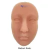 Stencils Nieuwe naakt 3D realistische full face best practice siliconenhuid voor permanente make -upartiesten 3 kleuren