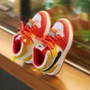 Sneakers Childrens Buty sportowe Spring Boys Casual Board High Top Anti Slip Girls Basketball Sofe Sole Baby Kids 230530