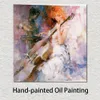 Momenti musicali su tela fatti a mano Willem Haenraets pittura impressionista figura opera d' arte per la casa Wall Art