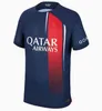 S-4XL 2023 2024 Maillots de Football MBAPPE HAKIMI SERGIO RAMOS VERRATTI DANILO PSGS SANCHES 23 24 Maillots Maillot de Football Hommes Enfants Kit Uniforme Enfants Maillots de Football