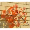 Coroas de Flores Decorativas Planta Artificial Eucalipto Ramo Verde Folhas 93Cm Home Garden Party DIY Wall P Ography Props Vt0961 Dhq8A