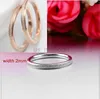 Band Rings Wholesale High Quality Fashion Simple Scrub Sandblast Steel Women's Rings Width Finger Gift for Girl Jewelry J230531