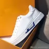 Freizeitschuhe Schnürtrainer Damenschuh Dame Sneakers Plattform Herren Damen Leder Weiß Mode Buchstaben Dicker Boden Sneaker Rindslederschuhe Große Größe 35-42 mit Box