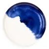 Vaisselle de table Thym Blue Drip Stoneware, ensemble de 12 pièces