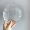 Plates Plateau Glass Simple Transparent Embossed Lead-free Breakfast Plate 6-inch Small Fruit Heat-resistant Kitchen Products