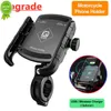 Car Motorcycle Phone Holder Moto Motorbike Mirror Mobile Handlebar Stand Support USB Charger Fast Wireless Charging Cellphone Mount