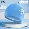 Bonnets de bain Revêtement PU pour enfants de haute qualité étanche dessin animé dauphin protection oreille bonnet d'entraînement maillot de bain P230531