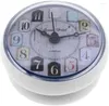 Orologi da parete Orologio portatile da bagno e da cucina Ventosa per doccia impermeabile bianco 75 x 35 mm