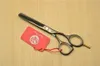 Tools 4Pcs Set 5.5'' 16cm Purple Dragon Black 440C Professional Human Hair Scissors Hairdressing Cutting Shears Thinning Scissor Z1014