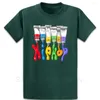 T-shirts pour hommes Tubes Hip Hop pour hommes T-shirt Tendance Fit Col rond Printemps Mode Design Vintage