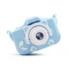 Camcorders Mini Kids Digital Camera HD 1080P 2.0'' LCD Children With Cute Kitten Protective Case Micro Dual Camcorder Child For Gift
