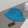 Szerokie brzegowe czapki designer wiadra kapelusze kapelusz letni plaż