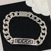 Pulseiras de grife masculinas femininas, joias de luxo, moda, corrente, pulseira, unissex, ornamentos casuais, acessórios de festa, alta qualidade, com caixa