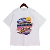 23SS T-shirts masculinas Rhude T-shirts de alta qualidade masculinas femininas de grife novas estampadas moda masculina camiseta de alta qualidade tamanho americano S-XXL