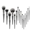 Brushes Suitable for Makeup Artist Makeup Brush Set 15 High Quality Black Natural Synthetic Hair Beauty Brush Tool Kit Professional Make