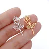 Charms Stainless Steel Rose Flower Gold Plated For Diy Necklace Bracelet Making Wholesale Jewelry Suppliers