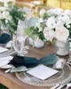Serviette de table 4 pièces Surface d'eau Lotus carré magique 50 cm fête mariage décoration tissu cuisine dîner service serviettes