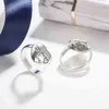 20% di sconto 2023 Nuovo braccialetto di gioielli di design collana Sterling Ring anello d'amore design uccello fiore senza paura per uomo donnanuovi gioielli