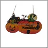 Party Decoration Halloween Wooden Pendant Ornaments Decor Halloweens Festival Interior Scene Drop Delivery Home Garden Festive Suppl Dhsp0