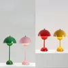 Tischlampen Lampe Knospe Licht Nordic Einfache Kreative LED Studie Schreibtisch Lichter Schlafzimmer Nacht Wohnkultur Nacht Macarone Pilz