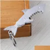 Openers Bottle Opener Keychain Promotion Gift Shark Customized Shaped Zinc Alloy Beer Women Men Key Rings Dh1239 Drop Delivery Home Dh25O