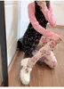 Kvinnliga strumpor retro rose jacquard kvinnor strumpbyxor franska stil romantisk tunn sidenstrumpor lolita slips elastiska nylonstrumpbyxor