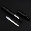 Фонтанные ручки плавно бренд Majohn A1 Retro Matte Black Выдвижной ручка 04 мм тонкие чернила Nib Press для написания канцелярских товаров HFUY 230608